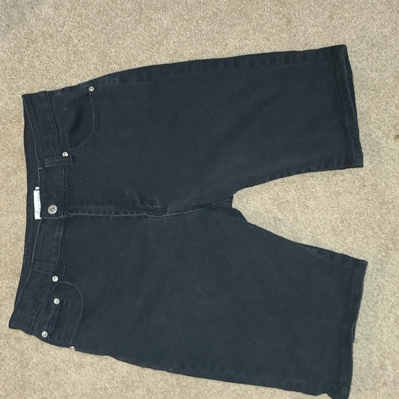 Village Jeans Black Jean Shorts - Picture 3 of 5